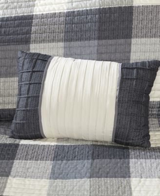 Ridge Herringbone 6-Pc. Quilt Set, King/California King