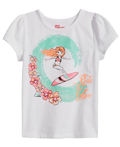 Epic Threads Little Girls Surfer Girl T Shirt Created For Macy S