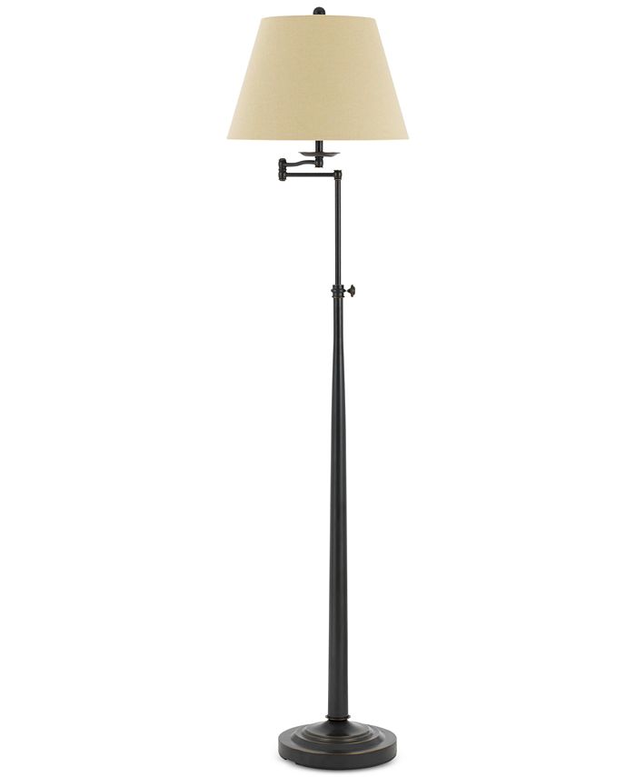 Cal Lighting 3Way Madison Adjustable Swing Arm Floor Lamp Macy's