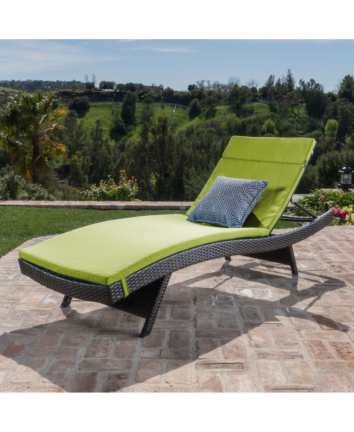 Justin Outdoor Chaise Lounge