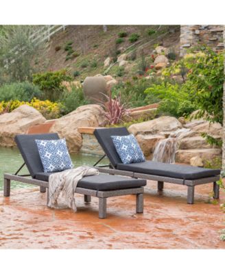 San Clemente Outdoor Chaise Lounge (Set Of 2)