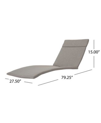 Hermosa Outdoor Chaise Lounge Cushion