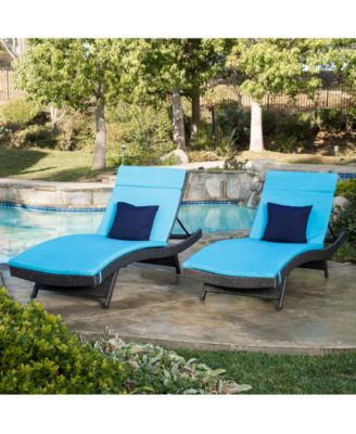 Madison Outdoor Chaise Lounge (Set Of 2)