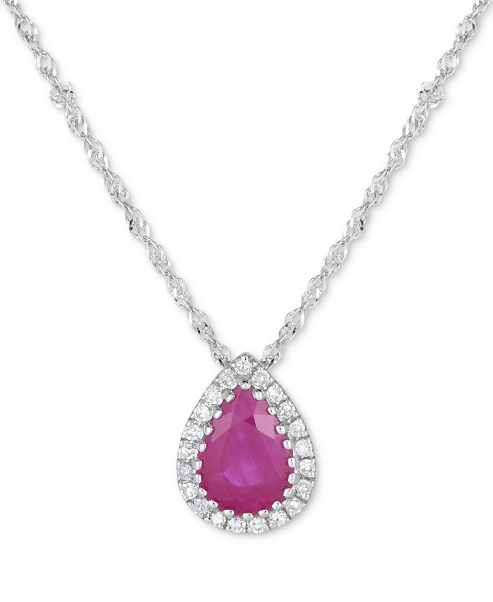 Ruby necklace deals macys