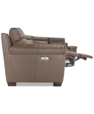 CLOSEOUT! Julius II 5-Pc. Leather Sectional Sofa With 2 Power Recliners, Power Headrests & USB Power Outlet