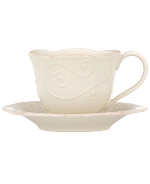 Lenox Dinnerware, French Perle Cup and Saucer Set