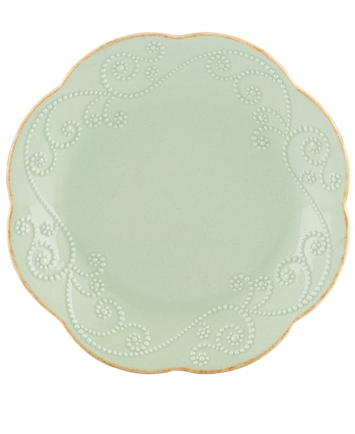 Lenox Dinnerware, Set of 4 French Perle Ice Blue Dessert Plates Macy's