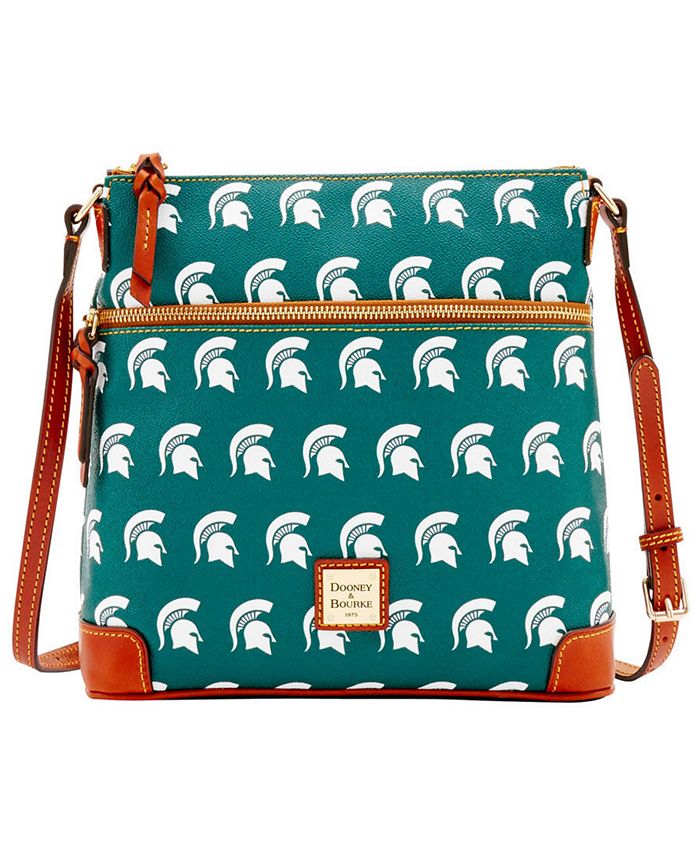 Dooney and bourke michigan state purse clearance