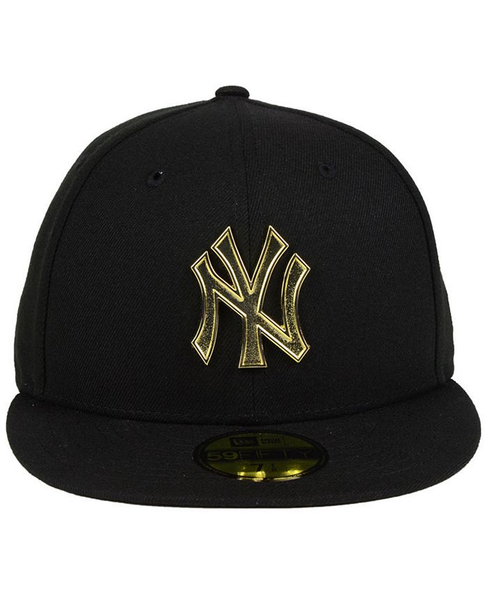 New Era New York Yankees Golden Finish 59FIFTY FITTED Cap - Macy's