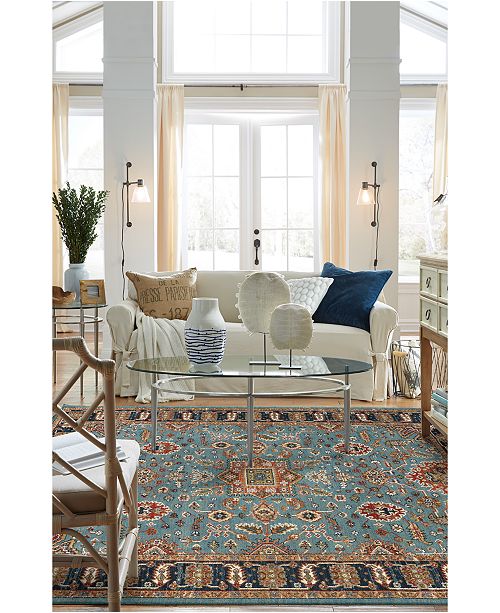 Karastan Spice Market Deir Aquamarine Area Rugs Rugs Macy's