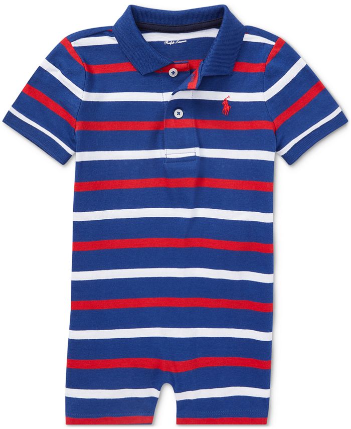 Polo Ralph Lauren Ralph Lauren Cotton Jersey Romper Baby Boys