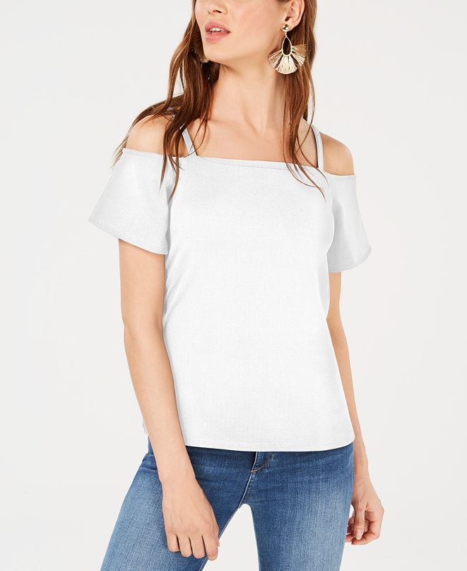 macys cold shoulder tops