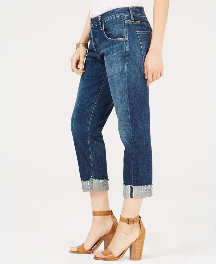 Citizens of Humanity Emerson Cropped Slim Boyfriend Jeans - Macy's