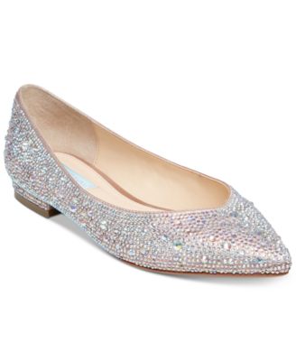 betsey johnson rhinestone shoes