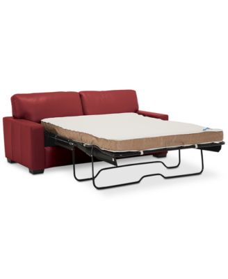 Ennia 75" Leather Full Sleeper