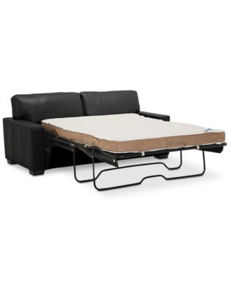 Ennia 75" Leather Full Sleeper