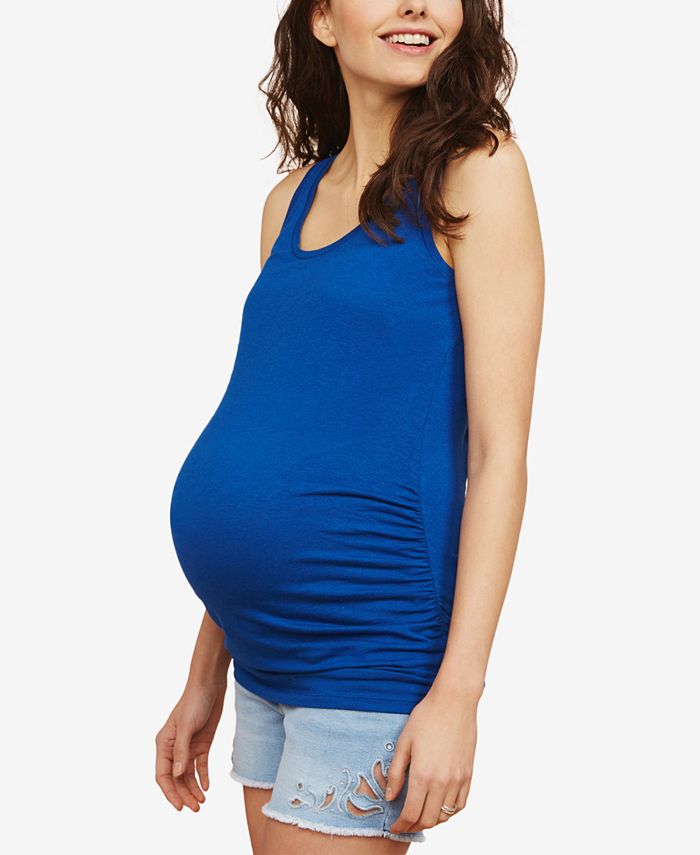 Motherhood Maternity Embroidered Denim Shorts Macy's