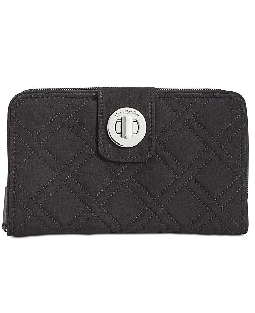 Vera Bradley RFID Turnlock Wallet - Handbags & Accessories - Macy's