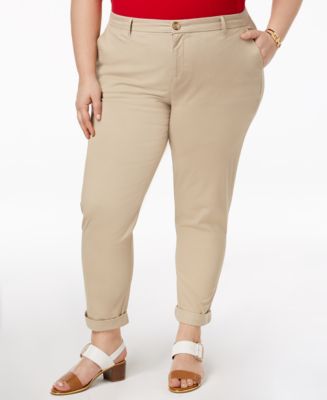 Tommy Hilfiger Plus Size Hampton Chino Pants, Created for Macy's - Macy's