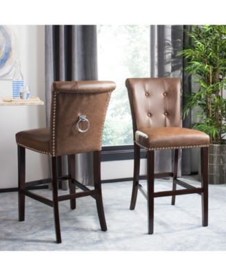 Oston Faux Leather Bar Stool (Set Of 2)