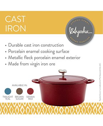 Ayesha Curry Preseasoned Cast Iron 10 in. Cast Iron Grill Black 48372 - The  Home Depot