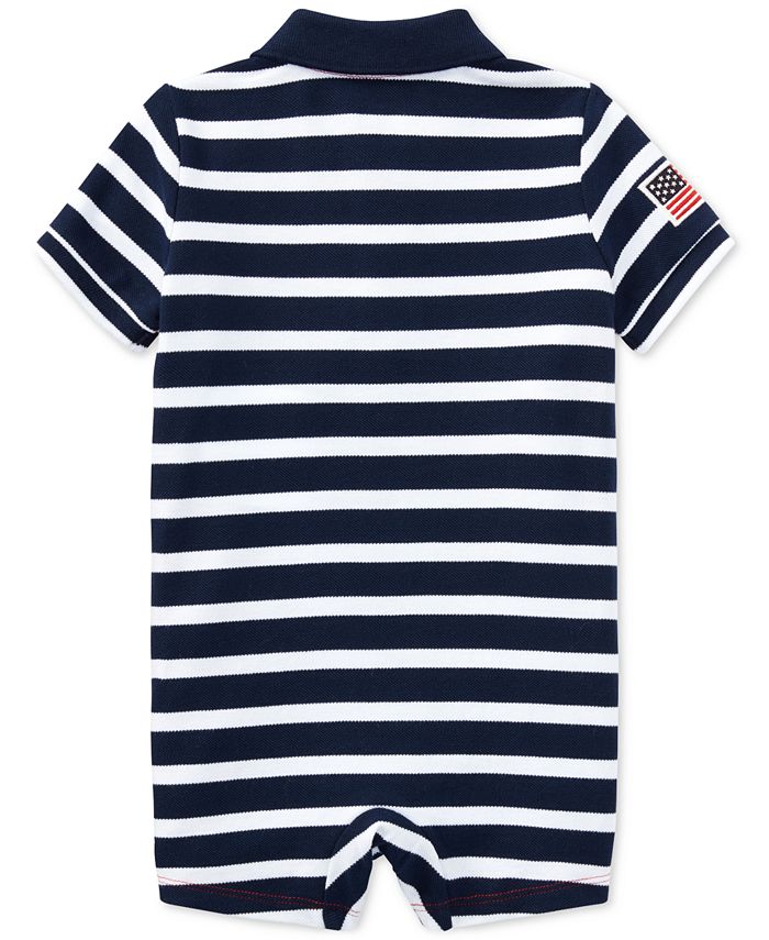 Polo Ralph Lauren Baby Boys Cotton Polo Romper Macy's