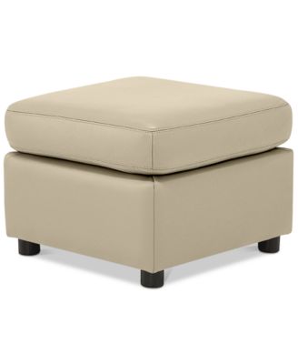 Ennia Leather Ottoman
