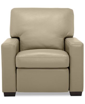 Ennia 36" Leather Pushback Recliner