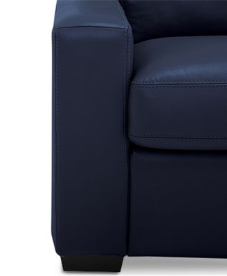 Ennia 82" Leather Sofa