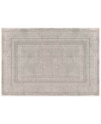 Racetrack Stonewash Cotton Bath Rugs