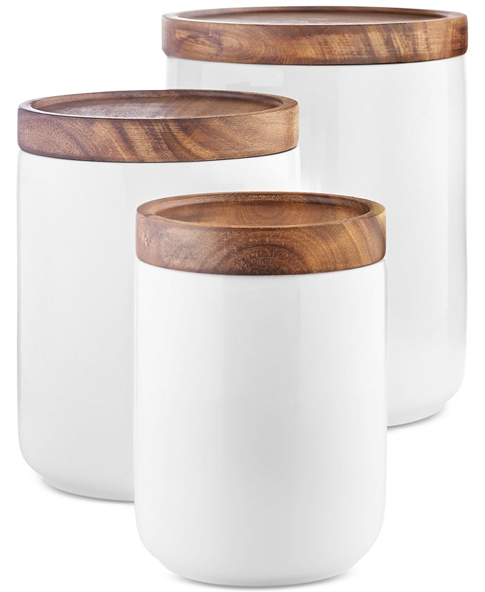 The Cellar Set of 3 Canisters - Macy's