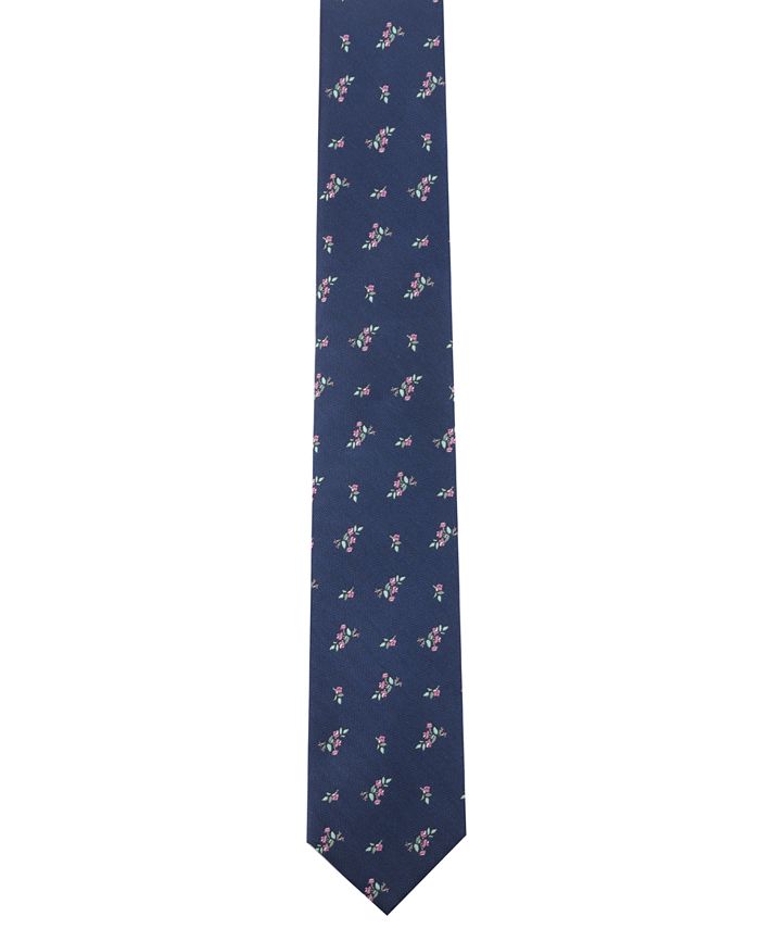 Bar III Men's Dees Floral Skinny Tie, Created for Macy's - Macy's