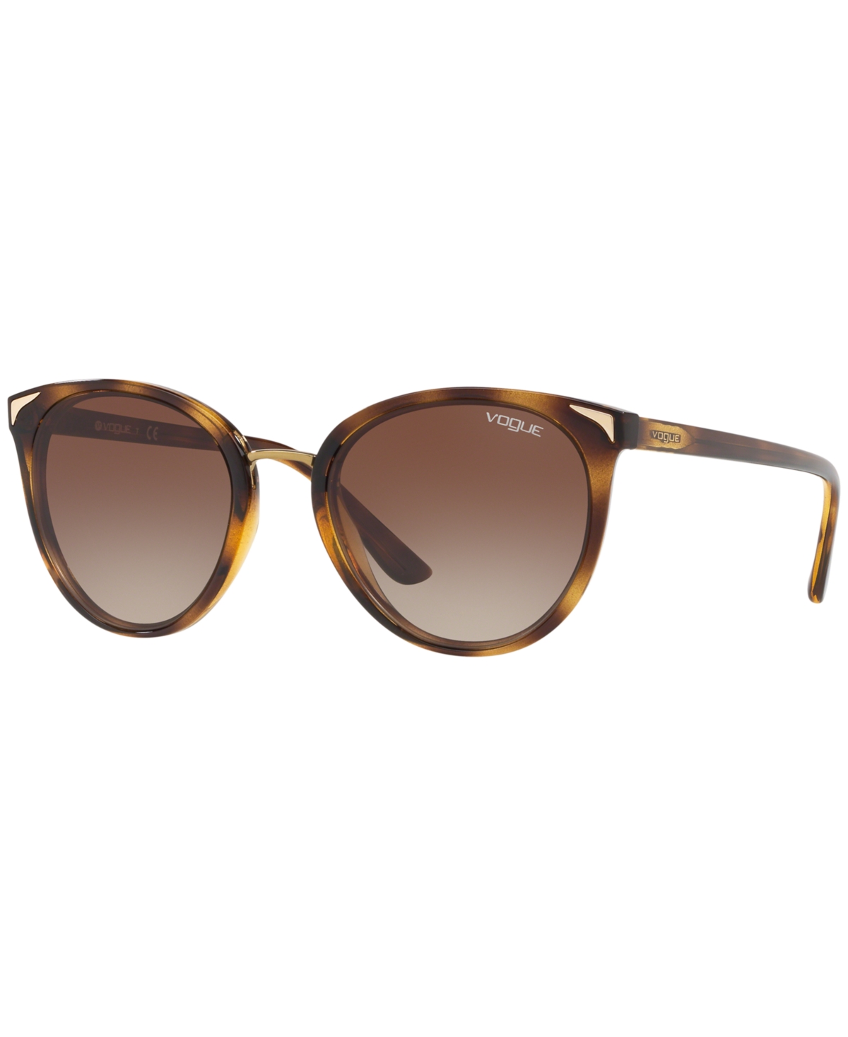 Vogue Eyewear Sunglasses, Vo5230s 54 In Dark Havana,brown Gradient