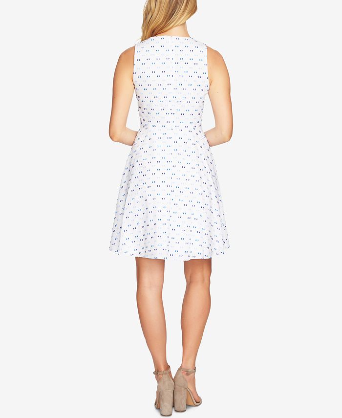 CeCe Pleated Printed Dress - Macy's