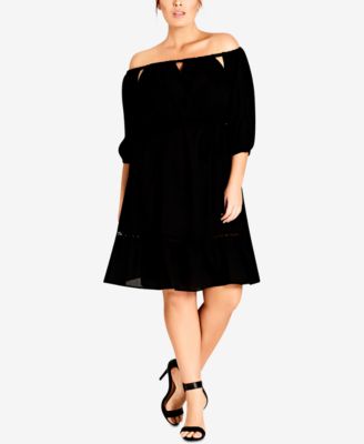 Macys peasant dress best sale