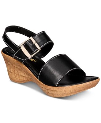 Callisto Shelton Platform Wedge Sandals, Created for Macy's - Macy's