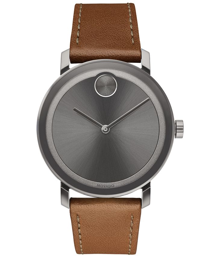 Movado men's swiss bold cognac hotsell