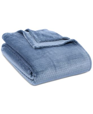 Berkshire - VelvetLoft Textured Grid 108" x 90" Bed Blanket