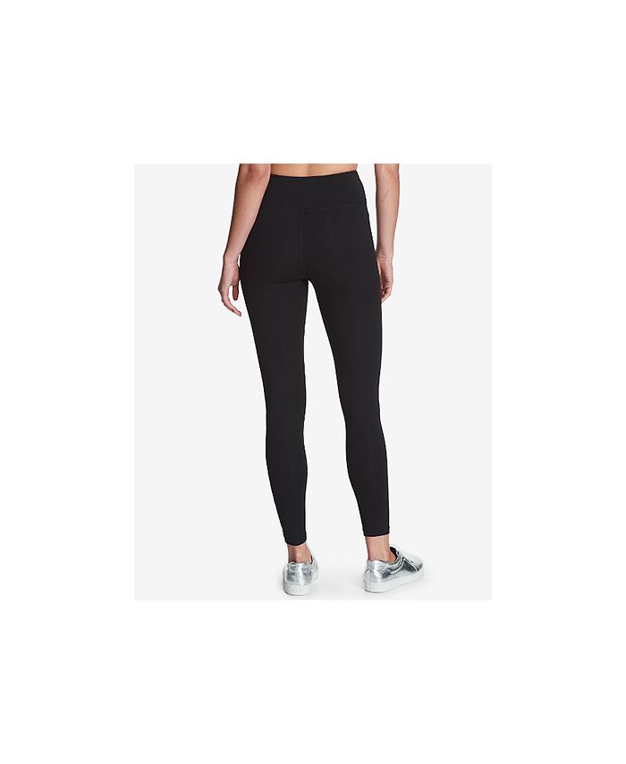 DKNY Women's Stretchy Everyday Mid Rise Logo Leggings, Blk, XX-Small :  : Clothing, Shoes & Accessories