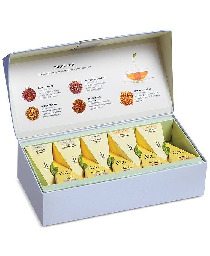 Tea Forte Tea Forté Dolce Vita Petite Assorted Teas Macy's
