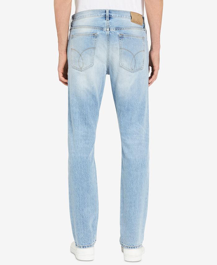 Calvin Klein Jeans Men's Straight Tapered Fit Jeans - Macy's