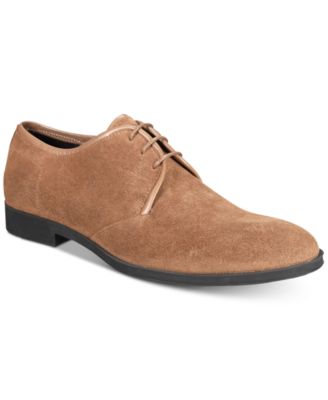 hugo boss suede derby shoes