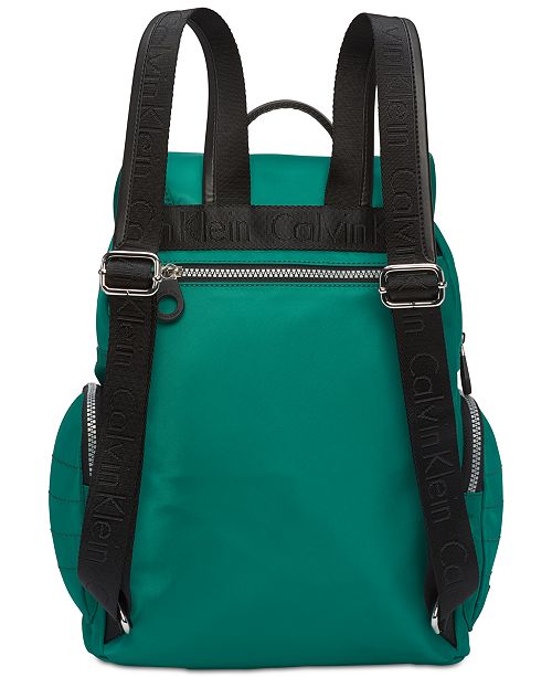 Calvin Klein Nylon Signature Backpack Handbags & Accessories Macy's