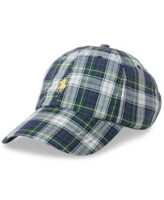 polo plaid hat