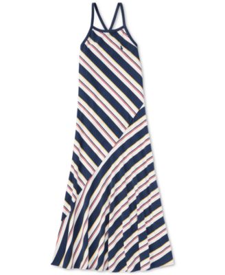 ralph lauren striped maxi dress