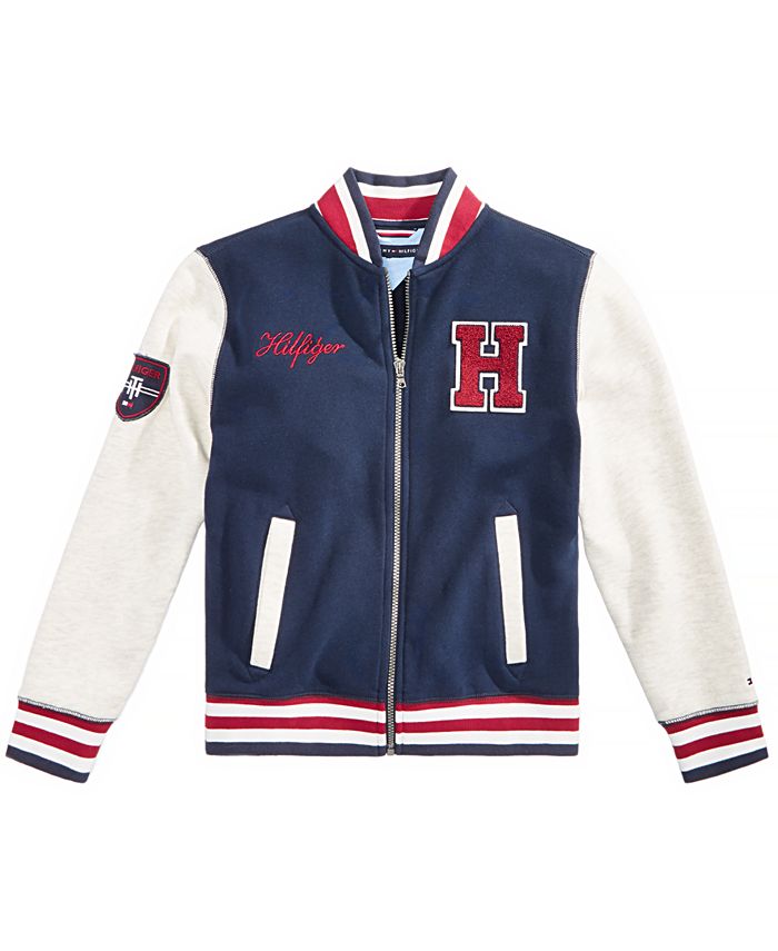 Tommy Hilfiger Boys Baseball Varsity Jacket - Macy's
