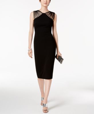bodycon cowl neck dress