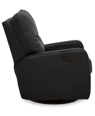 Finchley Leather Power Swivel Glider Recliner