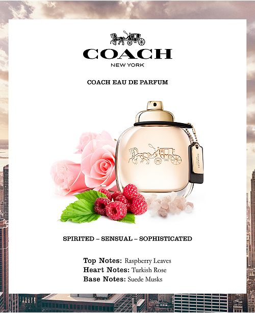 COACH Eau de Parfum Spray, 3 oz & Reviews All Perfume Beauty Macy's