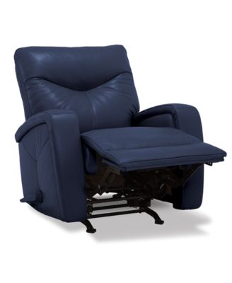 erith leather power swivel glider recliner